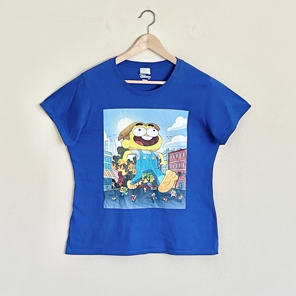 NEW Disney Channel Big City Greens Cricket Graphic Blue T Shirt Women’s Large - Picture 2 of 11